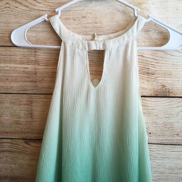 HAYDEN LA CREAM AND GREEN MINI DRESS - Picture 2 of 6